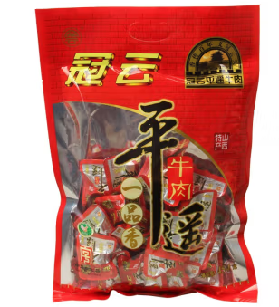 冠云平遥牛肉一口香熟食454g一品...